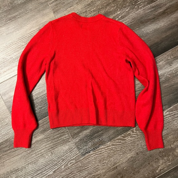 GAP Red Cashsoft Crew Neck XS - Picture 2 of 5